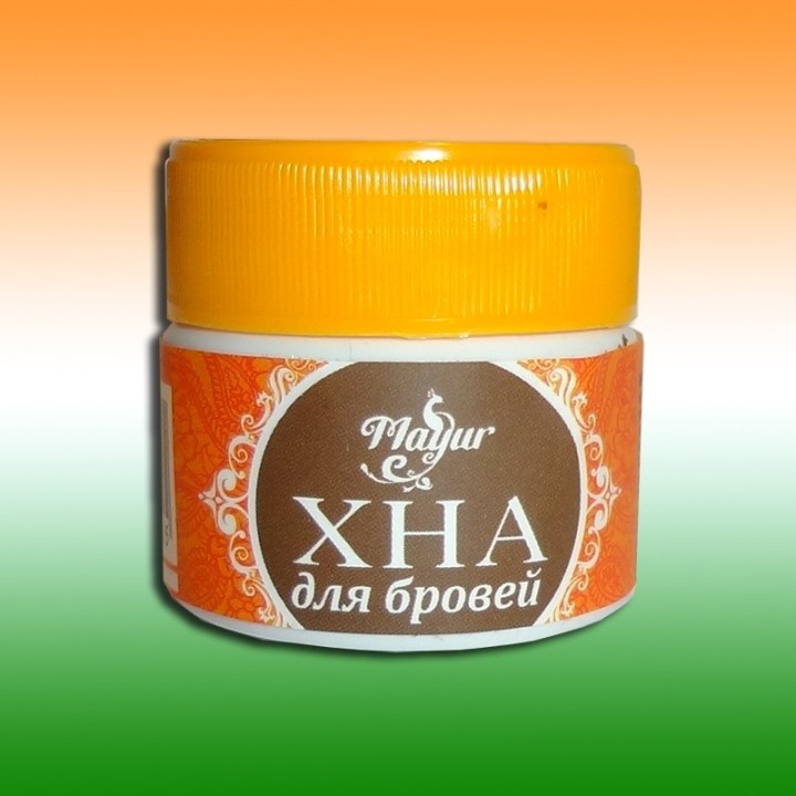Хна для брів світло-коричнева Mayur, 10 г